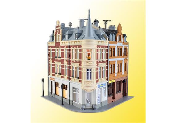 Kibri 38295 Stadthaus mit Figur und HBL HO | Bild 1