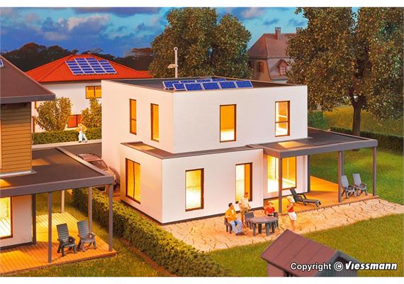 Kibri 38339 Kubushaus Lina mit Terrasse - Polyplate Bausatz - H0 (1:87) | Bild 2