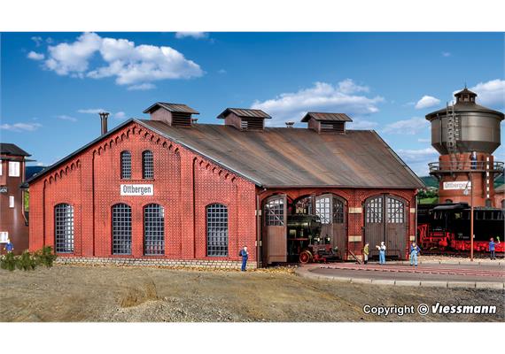 Kibri 39452 Ringlokschuppen Ottbergen, dreiständig, H0 (1:87) | Bild 2