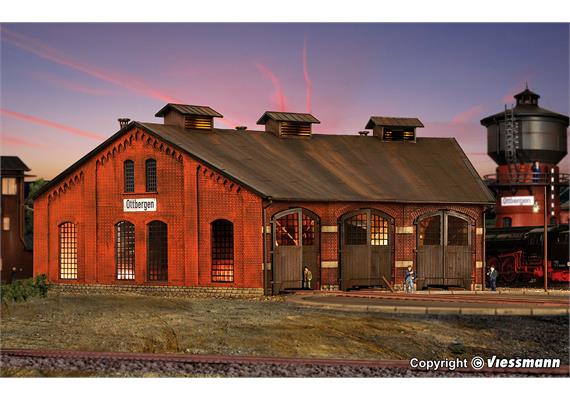 Kibri 39452 Ringlokschuppen Ottbergen, dreiständig, H0 (1:87) | Bild 1