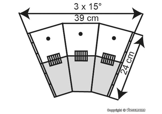 Kibri 39452 Ringlokschuppen Ottbergen, dreiständig, H0 (1:87) | Bild 5