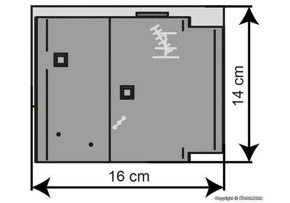 Kibri 39497 Bahnhof Litzirüti inkl. Hausbeleuchtungs-Startset - H0 (1:87) | Bild 5
