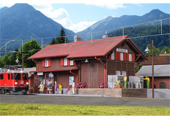 Kibri 39519 Bahnhof Surava inklusive Hausbeleuchtungs- Startset - H0 (1:87) | Bild 3