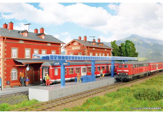 Kibri 39549 Moderner Bahnsteig für C-Gleis - H0 (1:87) | Bild 1