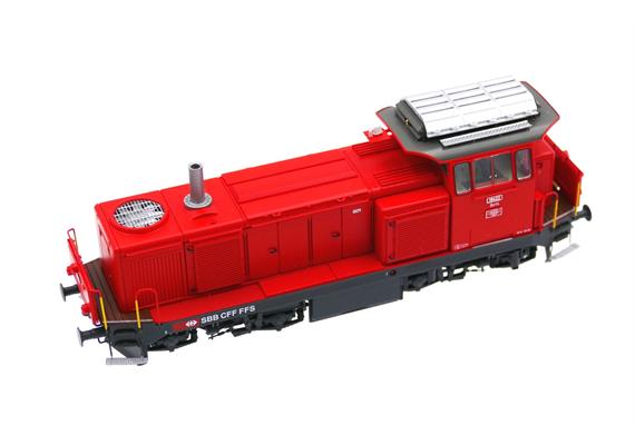 L.S. Models 17069S Diesellok Bm 4/4 verkehrsrot mit Signum verkürzt & Kamin SBB DCC/Sound | Bild 3