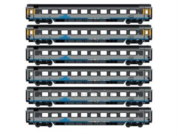 L.S.Models 97202DC Cisalpino 6er Set Apm/Bpm Ep V, DC, H0 (1:87)