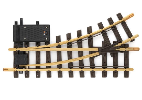 LGB 12150 elektrische Weiche links, R1, 30° - Spur G IIm (1:22,5) | Bild 1