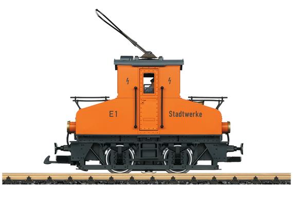 LGB 20301 Elektro-Rangierlok "Stadtwerk" orange mfx/DCC mit Sound