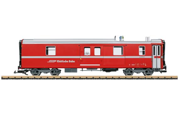 LGB 30693 RhB Gepäckwagen D 4221 ohne Panto - Spur G IIm (1:22,5) | Bild 1