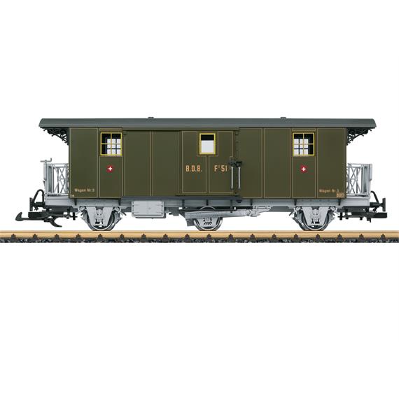 LGB 41331 BDB Gepäckwagen F 51 der Brünig Dampfbahn - Spur G IIm (1:22,5)