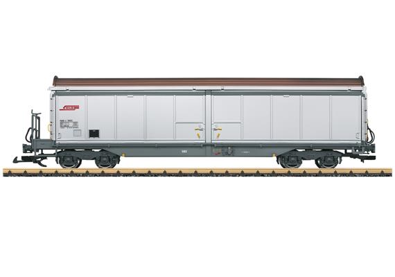 LGB 48575 RhB Schiebewandwagen Haik-v mit großem RhB-Schriftzug - Spur G IIm (1:22,5)