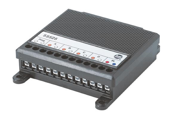LGB 55525 MZS Weichendecoder, 4-Kanal, DCC, mfx und MM - Spur G IIm (1:22,5)