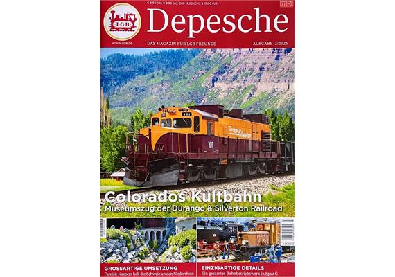 LGB Depesche, das Magazin für LGB Freunde, Ausgabe 3/2026