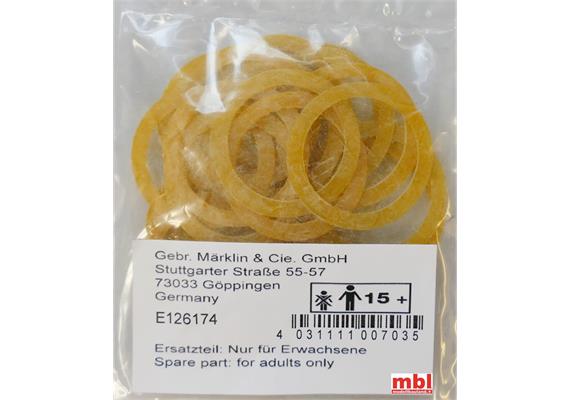 LGB E126174 Haftreifen 25 x 32 x 1 (ehem. L69104), Inhalt: 20 Stück - Spur G IIm