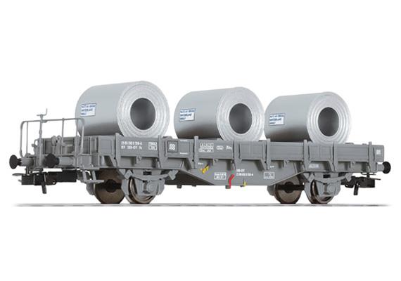 Liliput 235052 SBB Flachwagen grau Typ Fs beladen mit Colis