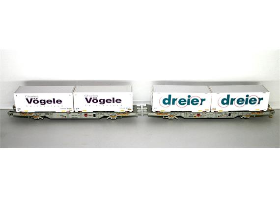 Liliput 235215 AAE Doppelwagen Laagrss Dreier / Vögele