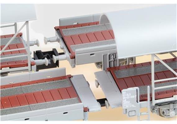 Liliput 260120 BLS Autotransportwagen-Set Nr. 1, 4-teilig, (2 Auffahr- & 2 Transportwagen) | Bild 2