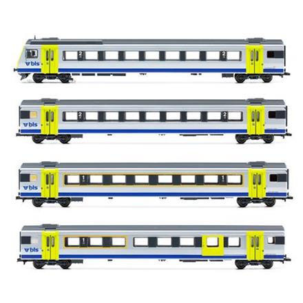 Liliput 330531 BLS RE-Zug 4-Teilig EW III Omega Logo EP V-VI, AC digital, H0