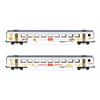 Liliput 330535 BLS EW III Kambly Ergänzungswagenset 2teilig DC und AC, H0 (1:87)