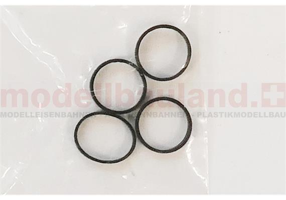 Liliput 939383 Haftreifen für z.B. Domino, 4 Stück - H0 (1:87)