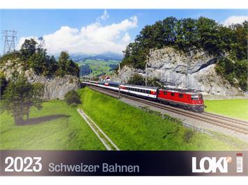 LOKI Kalender Schweizer Bahnen 2023