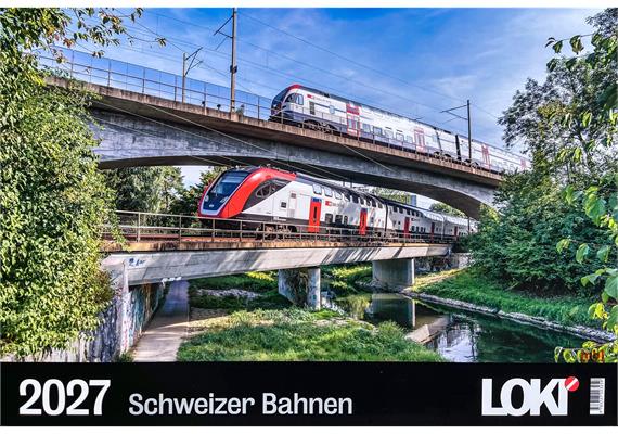 LOKI Kalender Schweizer Bahnen 2027 | Bild 1
