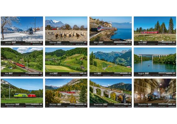 LOKI Kalender Schweizer Bahnen 2027