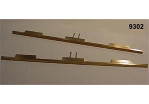 LUX 9302 Profilstäbe, 2 Stück, für Radreinigungsanlage H0 (1:87)