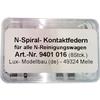 LUX 9401 016 Spiral-/Kontaktfedern für alle Spur N-Reinigungswagen, 8 Stück - N (1:160)