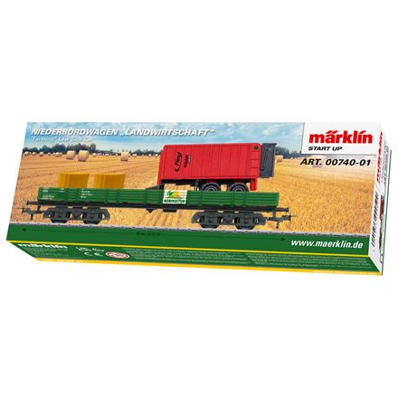 Märklin 00740-01 Start up - Niederbordwagen "Landwirtschaft" - H0 (1:87)