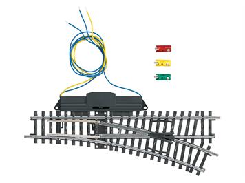 Märklin 2263 K-Gleis Weiche rechts Länge 168,9 mm, mit elektrischem Antrieb - H0 (1:87)