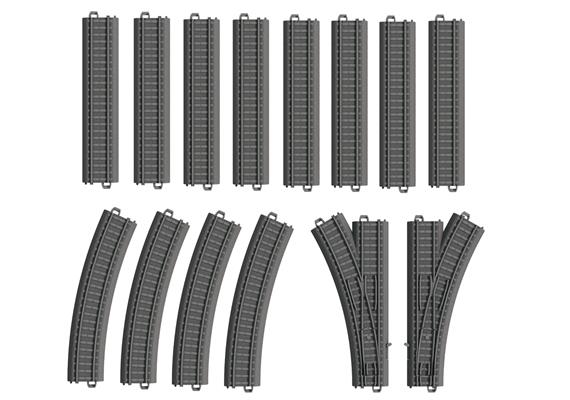 Märklin 23400 my world - Kunststoffgleis-Ergänzungspackung - H0 (1:87)