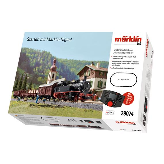 Märklin 29074 Digital-Startpackung mit BR 74 "Güterzug Epoche III - H0 (1:87)