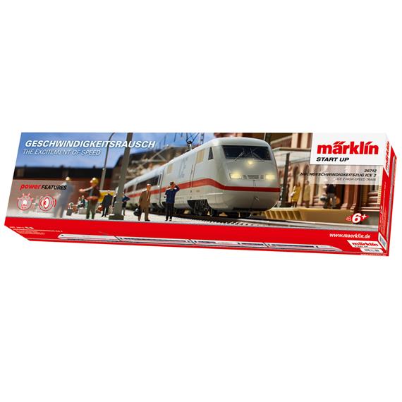 Märklin 36712 Start up - Hochgeschwindigkeitszug ICE 2 DB, mfx mit Sound - H0 (1:87)