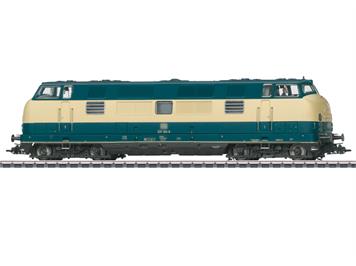 Märklin 37824 Diesellok BR 221 der DB ozeanblau/elfenbein, AC 3L, digital mit Sound - H0