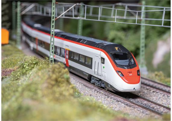 Märklin 39812 SBB Triebzug RABe 501 Giruno, 5-teilig , mfx+/MM/DCC mit Sound - H0 (1:87) | Bild 6