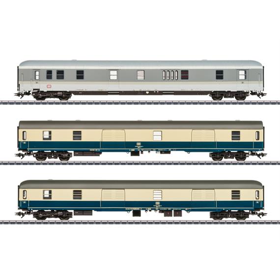Märklin 42830 Drei Gepäckwagen unterschiedlicher Bauart der DB - H0 (1:87)