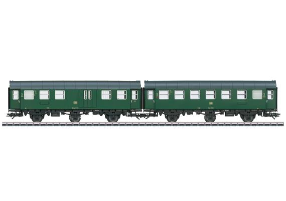 Märklin 43196 Umbauwagen B3yge 2. Klasse und BD3yg 2. Klasse mit Gepäckabteil der DB - H0 | Bild 1