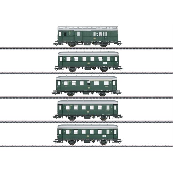 Märklin 43353 Reisezugwagen-Set DB 5-teilig inkl. LED-Innenbeleuchtung - H0 (1:87)