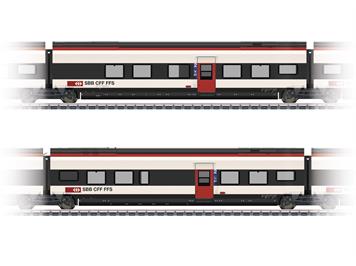 Märklin 43461 Ergänzungswagen-Set 1 zum SBB RABe 501 Giruno, AC 3L - H0 (1:87)