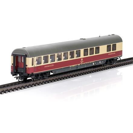 Märklin 43872 Schnellzug-Speisewagen Bauart WRmh 132 der DB, purpurrot/beige - H0 (1:87)