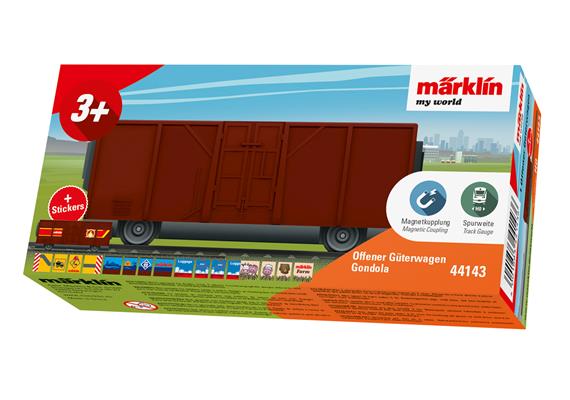 Märklin 44143 my world - offener Güterwagen braun mit Sticker - H0 (1:87) | Bild 1