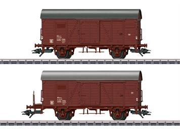 Märklin 46067 Zwei gedeckte Güterwagen Bauart Gr der NSB - H0 (1:87)