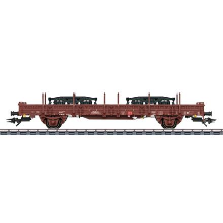 Märklin 46409 Rungenwagen Ks 446 der DB, beladen mit zwei Drehgestellen - H0 (1:87)