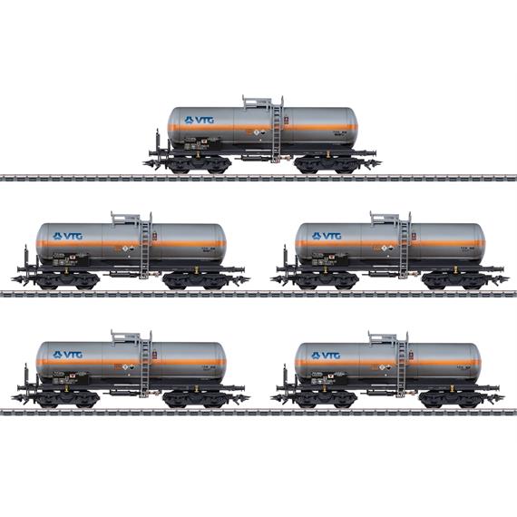 Märklin 46465 Chlorgaskesselwagen-Set VTG, 5-teilig, MHI - H0 (1:87)
