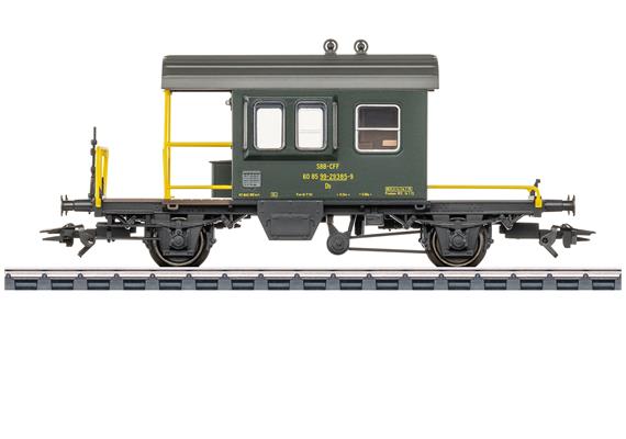 Märklin 46853 SBB Güterzug-Begleitwagen "Sputnik" tannengrün, AC 3L - H0 (1:87) | Bild 2