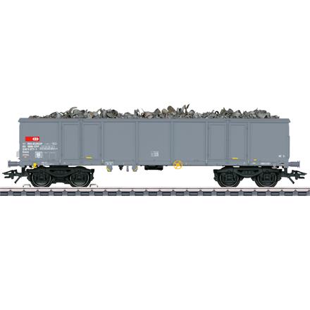 Märklin 46917 SBB offener Güterwagen Eaos mit rot blinkendem Schlusslicht - H0 (1:87)