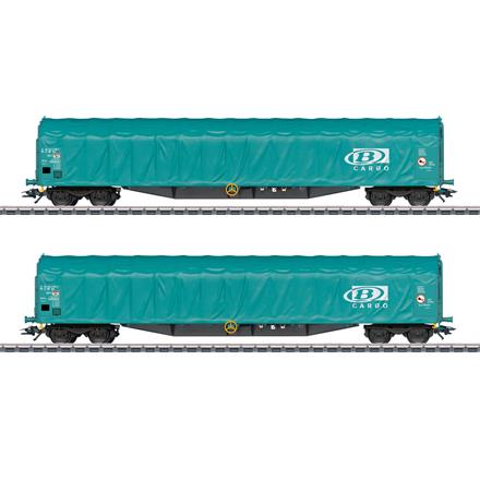 Märklin 47164 Schiebeplanenwagen-Set Rils der Belgischen Staatsbahnen - H0 (1:87)
