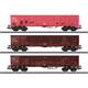 Märklin 47188 Hochbordwagen-Set Eanos-x der DB, 3-teilig - H0 (1:87)