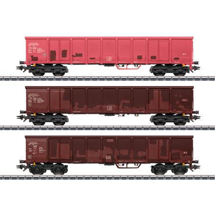 Märklin 47188 Hochbordwagen-Set Eanos-x der DB, 3-teilig - H0 (1:87)